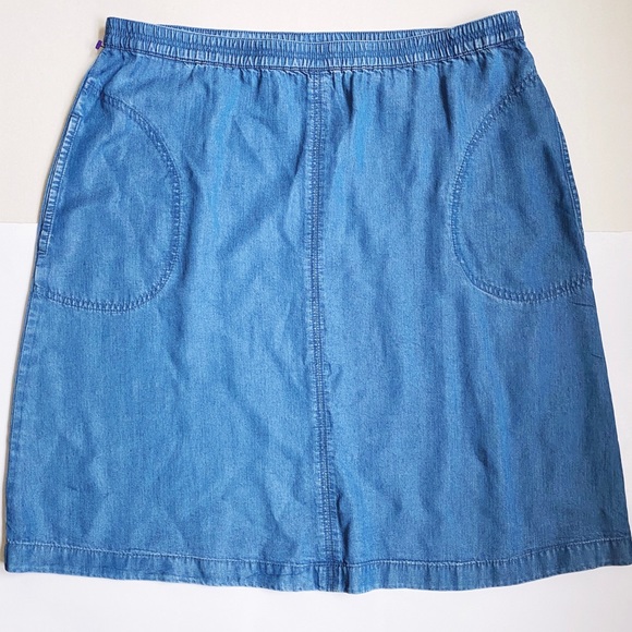 j jill denim skirt